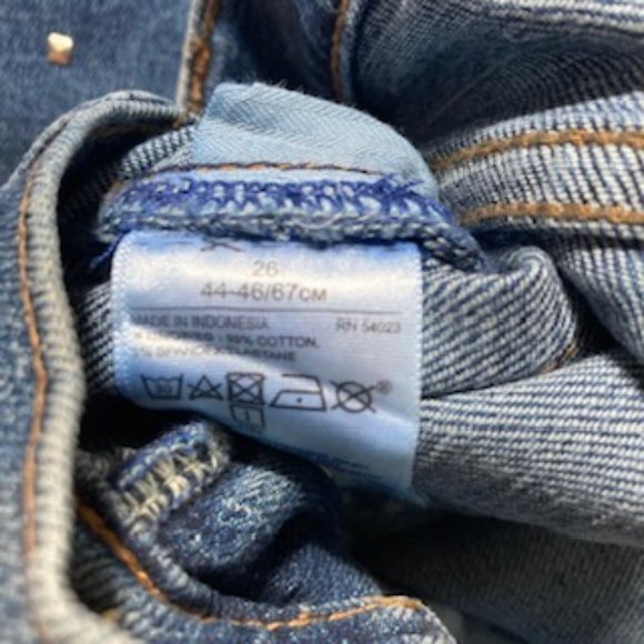 🧡3/15 Gap 1969 Best Girlfriend Star Studded Jeans Women's 26 - Picture 8 of 9